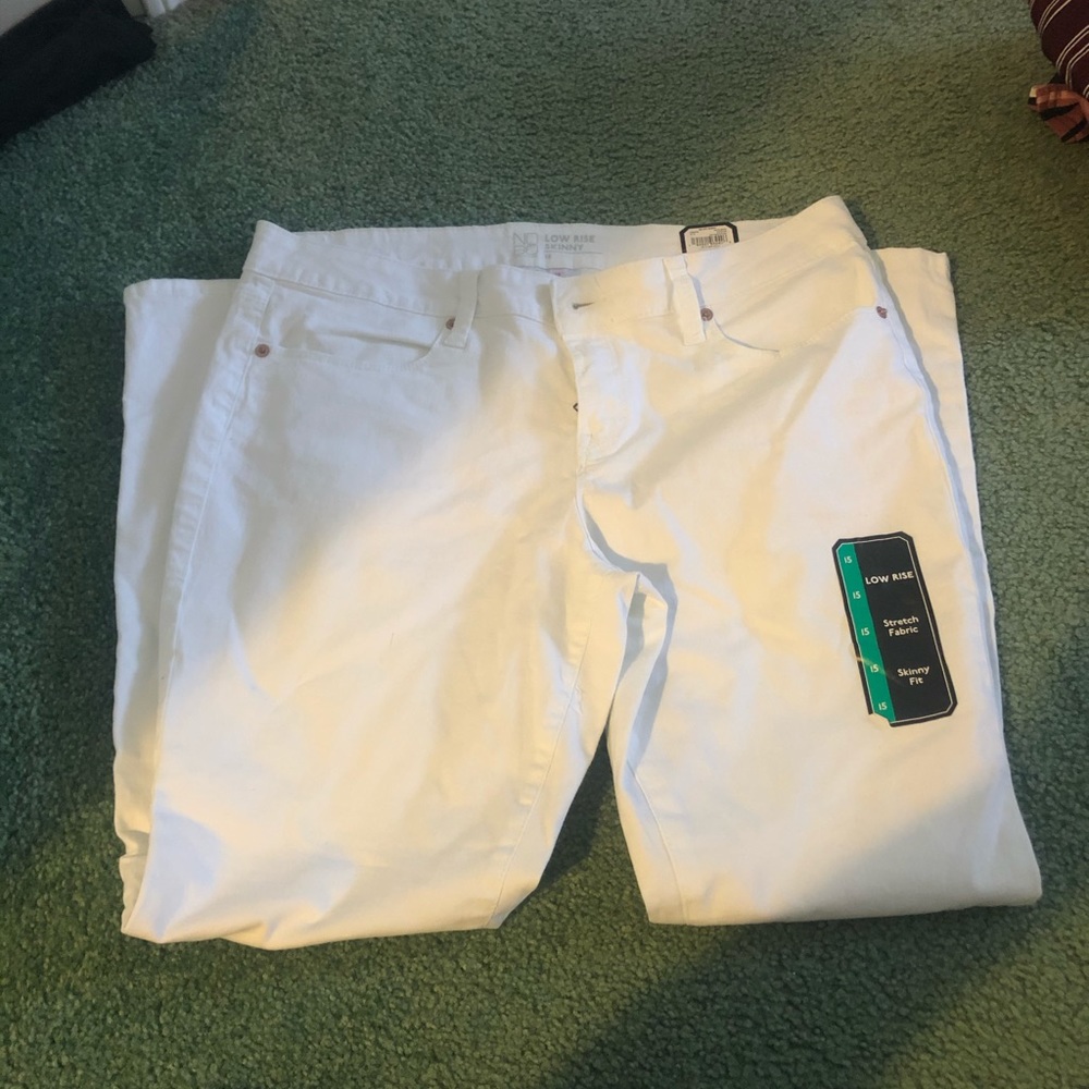 white jeans